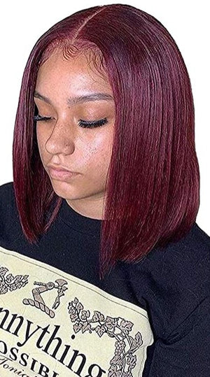 12" Colored Straight Wig