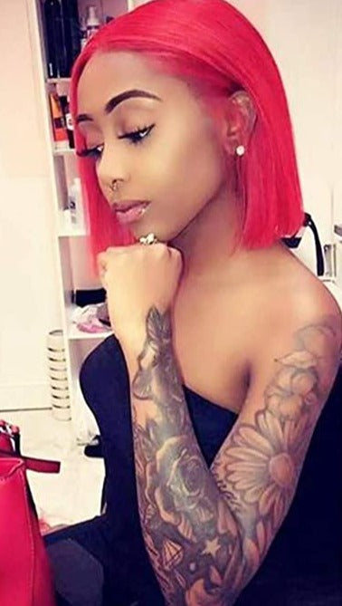 12" Colored Straight Wig