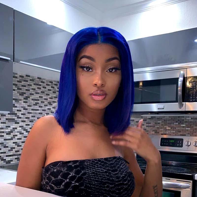 12" Colored Straight Wig