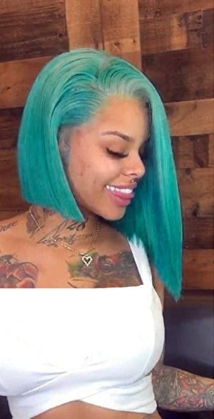 12" Colored Straight Wig