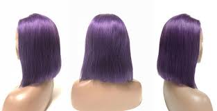 12" Colored Straight Wig